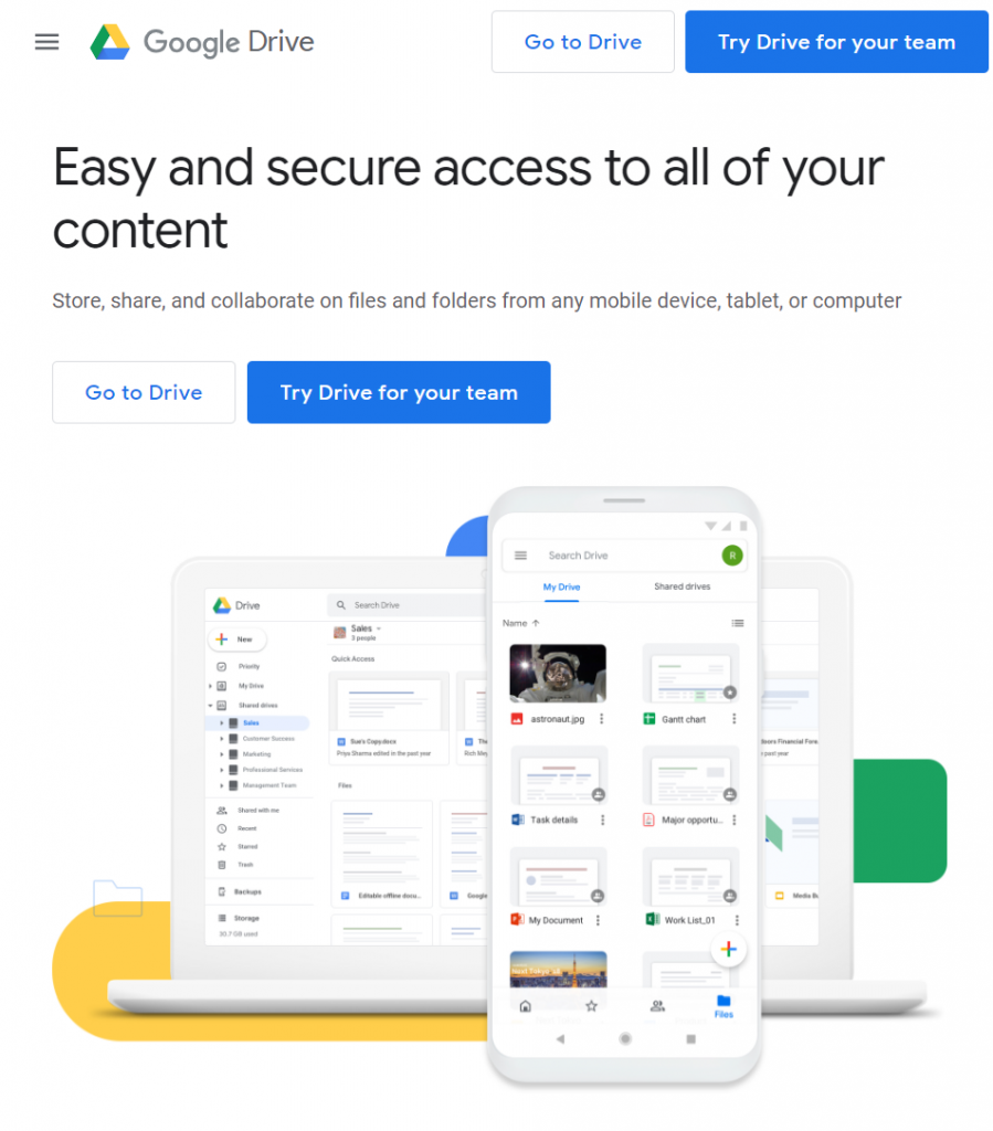 Google Drive (Backup and Sync)