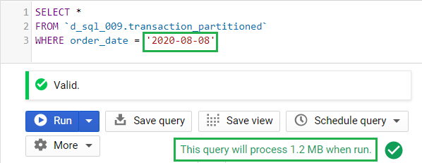 BigQuery Table Partition Filters - Example 3