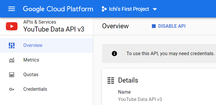 YouTube Data API Overview